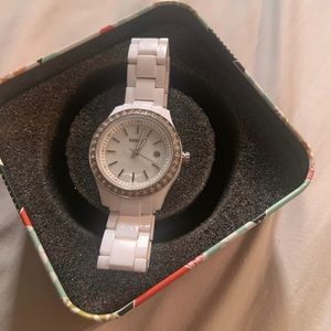 White Women’s Fossil Watch